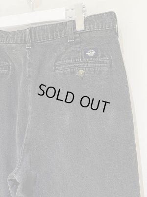 画像12: 90s Levis DOCKERS（リーバイス ドッカーズ） ツータック ブラックデニムトラウザーズ