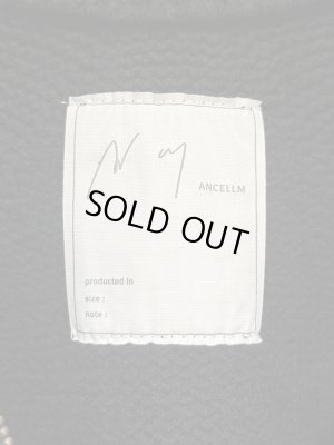 画像4: ANCELLM（アンセルム） Short Length Half-zip Knit（ショートレングスハーフジップニット） ブラック