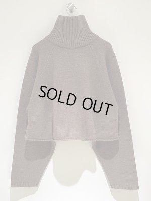 画像9: ANCELLM（アンセルム） Short Length Half-zip Knit（ショートレングスハーフジップニット） ブラウン