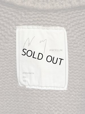 画像4: ANCELLM（アンセルム） Short Length Half-zip Knit（ショートレングスハーフジップニット） ブラウン