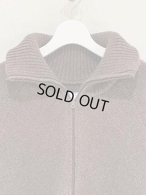 画像3: ANCELLM（アンセルム） Short Length Half-zip Knit（ショートレングスハーフジップニット） ブラウン