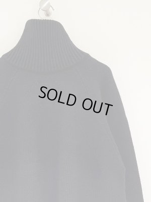 画像9: ANCELLM（アンセルム） Short Length Half-zip Knit（ショートレングスハーフジップニット） ブラック