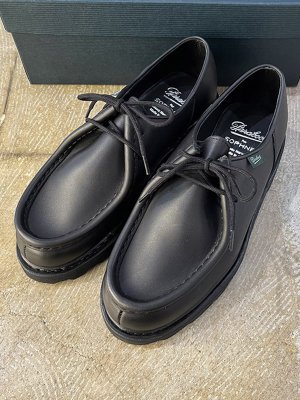 画像1: Paraboot（パラブーツ） Michael（ミカエル） SOPHNET.（ソフネット）別注モデル ブラック