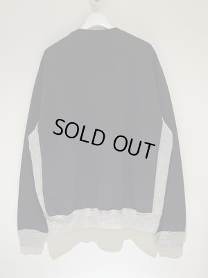 画像7: UNUSED（アンユーズド） 2tone Sweatshirt（2トーン スウェットシャツ） ブラック×グレー