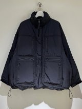 YOKE（ヨーク） Multi Pocket Puffer Coat PRIMALOFT（マルチポケット パファーコート プリマロフト） ブラック