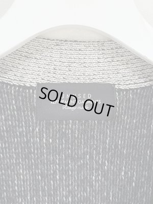 画像4: UNUSED（アンユーズド） Inside Out Knit Cardigan（インサイドアウト ニットカーディガン） グレー