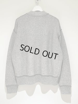 画像9: UNUSED（アンユーズド） Inside Out Knit Cardigan（インサイドアウト ニットカーディガン） グレー