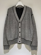 UNUSED（アンユーズド） Inside Out Knit Cardigan（インサイドアウト ニットカーディガン） グレー