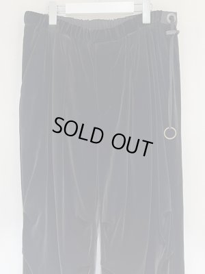 画像2: barbell object（バーベルオブジェクト） vel pt（ベルベットパンツ） ブラック