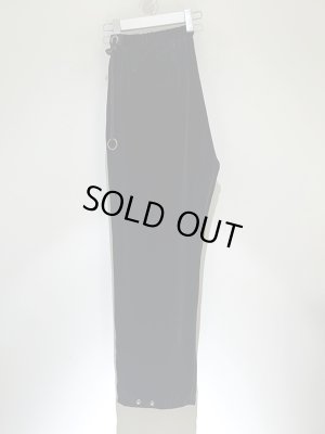 画像8: barbell object（バーベルオブジェクト） vel pt（ベルベットパンツ） ブラック