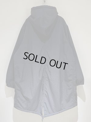 画像8: UNUSED（アンユーズド） Water Repellent Nylon Hooded Coat（ウォーターリペラント ナイロンフーデッドコート） ブラック