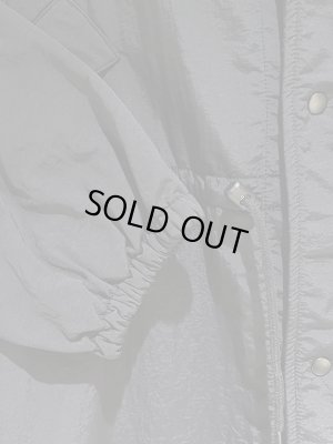 画像6: UNUSED（アンユーズド） Water Repellent Nylon Hooded Coat（ウォーターリペラント ナイロンフーデッドコート） ブラック