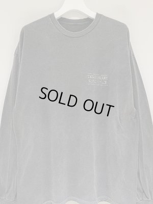 画像2: ANCELLM（アンセルム） T/Residence  Dyed LS T-shirt（Tレジデンス ダイドロングスリーブTシャツ） ブラック