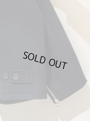 画像9: YOKE（ヨーク） Melton Stand Collar Zip Blouson（メルトンスタンドカラージップブルゾン） ブラック