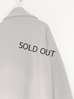 画像9: YOKE（ヨーク） Melton Stand Collar Zip Blouson（メルトンスタンドカラージップブルゾン） グレージュ