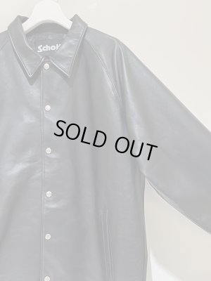 画像4: Schott（ショット） Lamb Leather Coach Coat（ラムレザー コーチジャケット） ブラック
