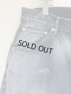 画像4: ANCELLM（アンセルム） Aging Wide 5P Denim Pants（エイジングワイド5Pデニムパンツ） インディゴ
