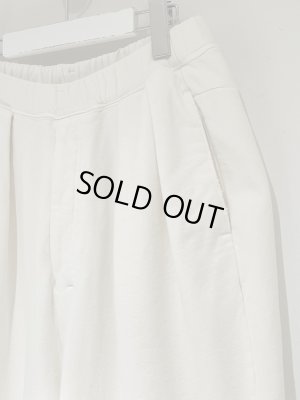 画像3: ANCELLM（アンセルム） Tuck Sweat Pants（タックスウェットパンツ） ホワイト
