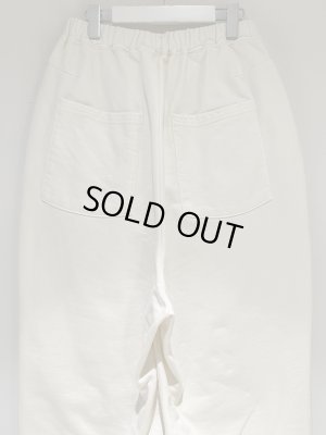 画像8: ANCELLM（アンセルム） Tuck Sweat Pants（タックスウェットパンツ） ホワイト