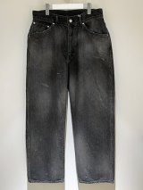 ANCELLM（アンセルム） Tapered 5P Denim Pants（テーパード5Pデニムパンツ） ブラック