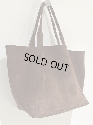 画像2: Paraboot（パラブーツ） スウェードレザートートバッグ ブラウン