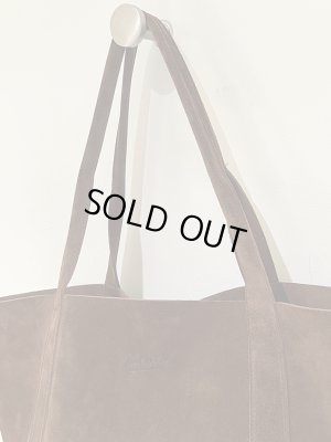 画像4: Paraboot（パラブーツ） スウェードレザートートバッグ ブラウン