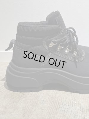 画像5: Maison Margiela（メゾンマルジェラ） 22ライン ハイキングブーツ ブラックヌバックレザー