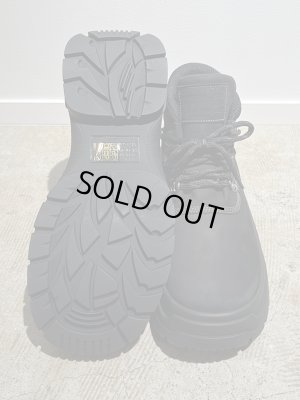 画像10: Maison Margiela（メゾンマルジェラ） 22ライン ハイキングブーツ ブラックヌバックレザー