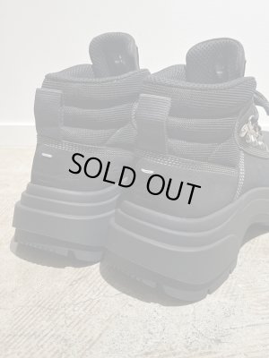 画像9: Maison Margiela（メゾンマルジェラ） 22ライン ハイキングブーツ ブラックヌバックレザー