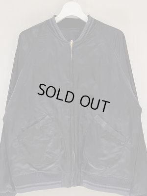 画像9: UNUSED（アンユーズド） Reversible Rayon Satin Blouson（リバーシブル レーヨンサテンブルゾン） ブラック