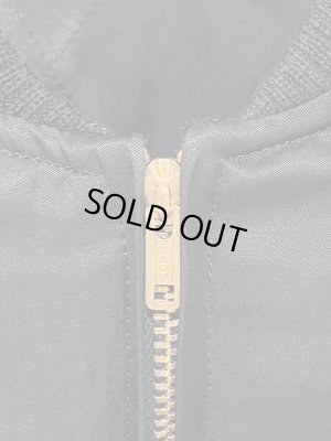 画像4: UNUSED（アンユーズド） Reversible Rayon Satin Blouson（リバーシブル レーヨンサテンブルゾン） ブラック