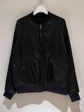 UNUSED（アンユーズド） Reversible Rayon Satin Blouson（リバーシブル レーヨンサテンブルゾン） ブラック