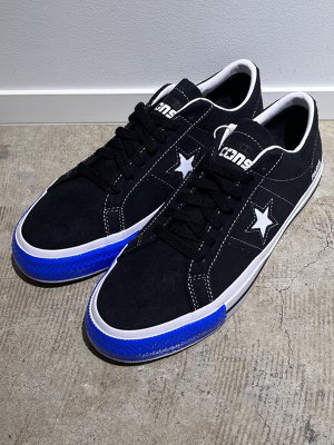 画像1: CONVERSE （コンバース） ヨーロッパ限定 ONE STAR Pro（ワンスター プロ） PARIS（パリ） ブラックスウェードレザー