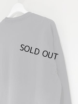 画像8: UNUSED（アンユーズド） Cut-off Pocket LS T-shirt（カットオフポケットロングスリーブTシャツ） チャコール