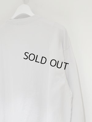 画像8: UNUSED（アンユーズド） Cut-off Pocket LS T-shirt（カットオフポケットロングスリーブTシャツ） ライトグレー