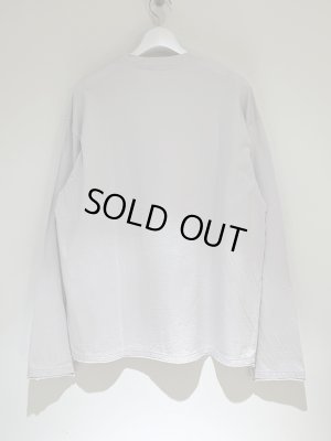 画像7: UNUSED（アンユーズド） Cut-off Pocket LS T-shirt（カットオフポケットロングスリーブTシャツ） ライトグレー