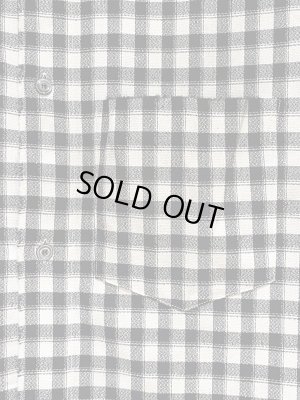 画像4: ANCELLM（アンセルム） C/R Check Over Shirt（C/Rチェックオーバーシャツ） ブラック×ホワイトチェック