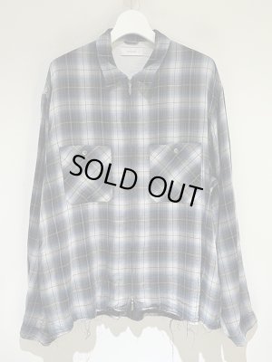 画像1: THE JEAN PIERRE（ジャンピエール） Double Gauze Kurt Shirt（ダブルガーゼカートシャツ） ブルー