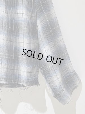 画像7: THE JEAN PIERRE（ジャンピエール） Double Gauze Kurt Shirt（ダブルガーゼカートシャツ） ブルー