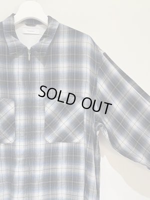 画像5: THE JEAN PIERRE（ジャンピエール） Double Gauze Kurt Shirt（ダブルガーゼカートシャツ） ブルー