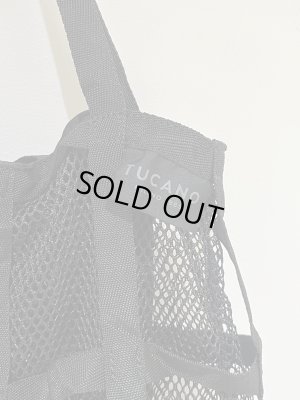 画像4: TUCANO（トゥカーノ） ポケッタブルメッシュバッグ Nassa Shopper ブラック