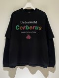 ESSAY（エッセイ） Layered Oversize Long T-shirt（レイヤードオーバーサイズロングTシャツ） ブラック