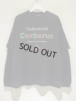 画像1: ESSAY（エッセイ） Layered Oversize Long T-shirt（レイヤードオーバーサイズロングTシャツ） ブラック