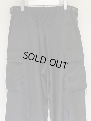 画像6: ESSAY（エッセイ） Wool Blend Wide Military Trousers（ウールブレンド ワイドミリタリートラウザーズ） ブラック