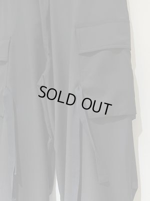 画像8: ESSAY（エッセイ） Wool Blend Wide Military Trousers（ウールブレンド ワイドミリタリートラウザーズ） ブラック