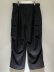 画像1: ESSAY（エッセイ） Wool Blend Wide Military Trousers（ウールブレンド ワイドミリタリートラウザーズ） ブラック (1)
