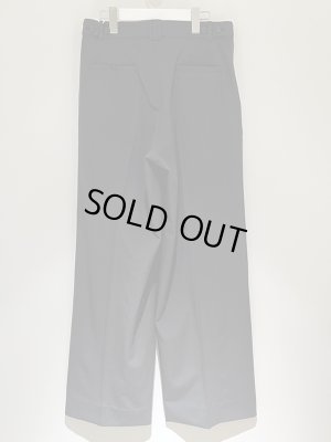 画像6: YOKE（ヨーク） Wool Tropical 3Pleated Wide-Leg Trousers（ウールトロピカル3プリーティド ワイドレッグトラウザーズ） カーボンブラック