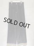 YOKE（ヨーク） 3Pleated Wide-Leg Trousers（3プリーティド ワイドレッグトラウザーズ） ブラック