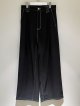 YOKE（ヨーク） 3Pleated Wide-Leg Trousers（3プリーティド ワイドレッグトラウザーズ） ブラック