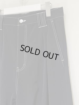 画像3: YOKE（ヨーク） 3Pleated Wide-Leg Trousers（3プリーティド ワイドレッグトラウザーズ） ブラック